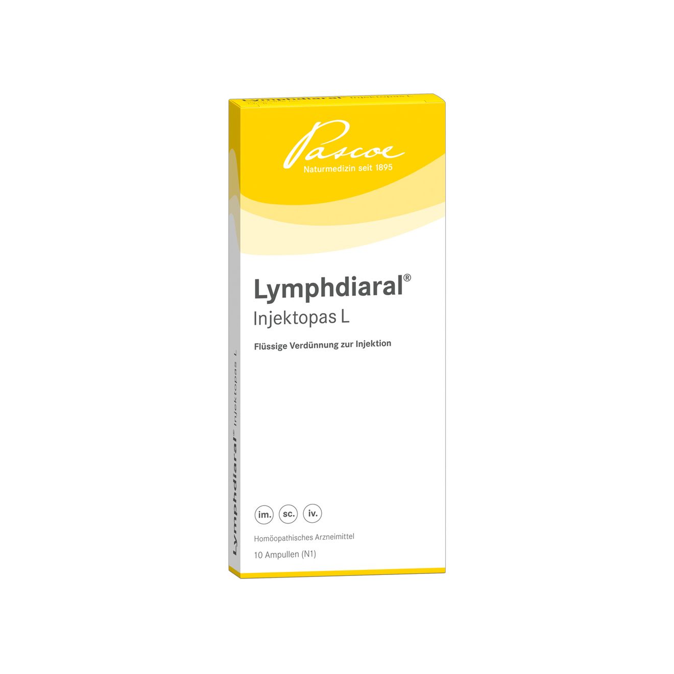 Lymphdiaral-Injektopas L 10 x 2 ml Packshot PZN 00788407