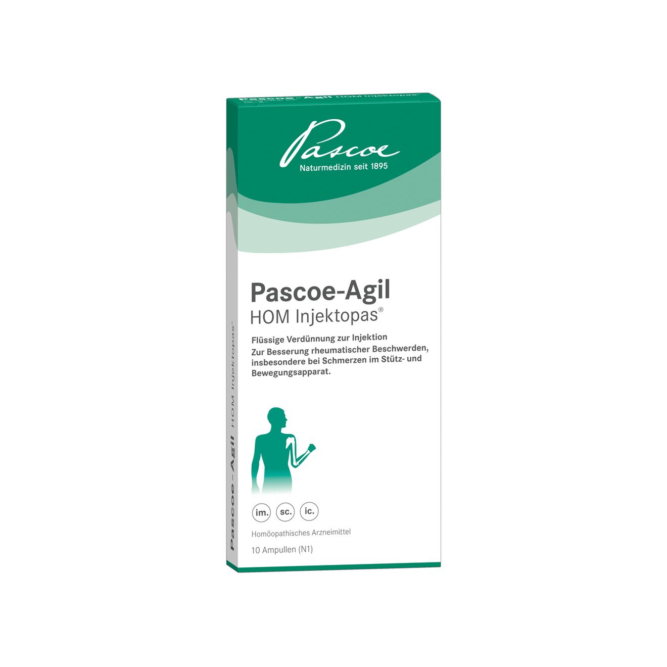 Pascoe-Agil HOM Injektopas 10 x 2 ml Packshot PZN 05952596