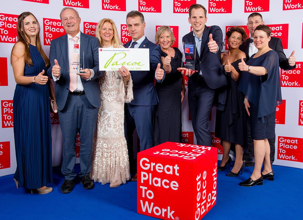 Pascoe No. 1 for the third time at Great Place to Work