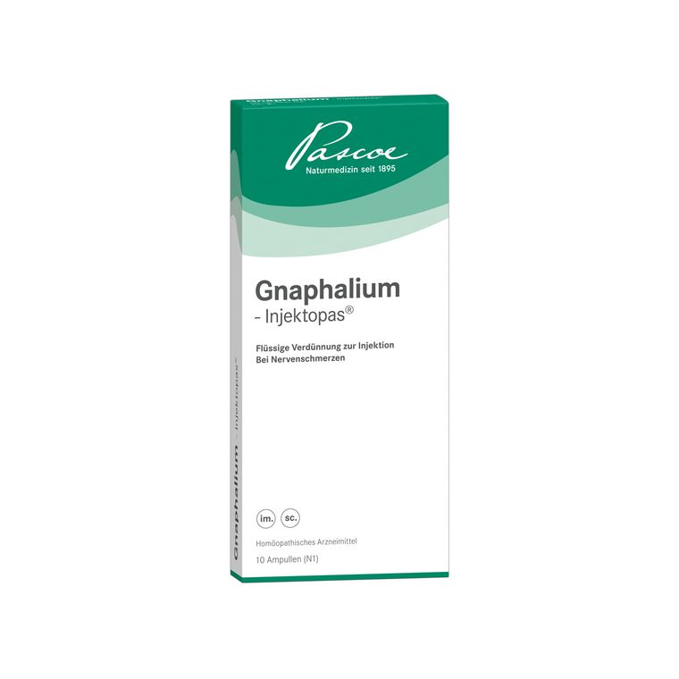 Gnaphalium-Injektopas 10 x 2 ml Packshot PZN 11186031