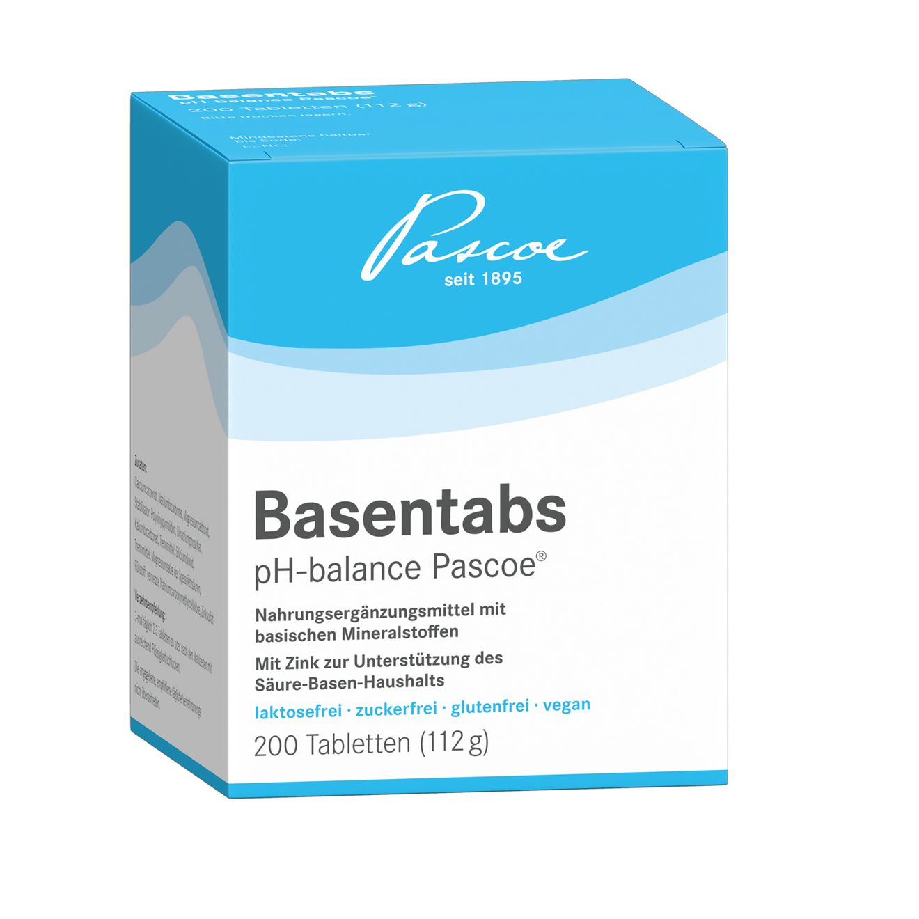 [Translate to Englisch:] Basentabs pH balance Pascoe 200 Tabletten