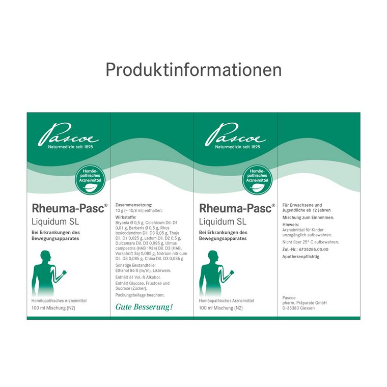 Rheuma-Pasc Liquidum SL Etikett
