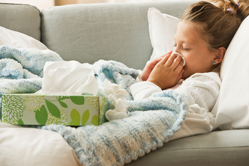 Grippe bei Kindern