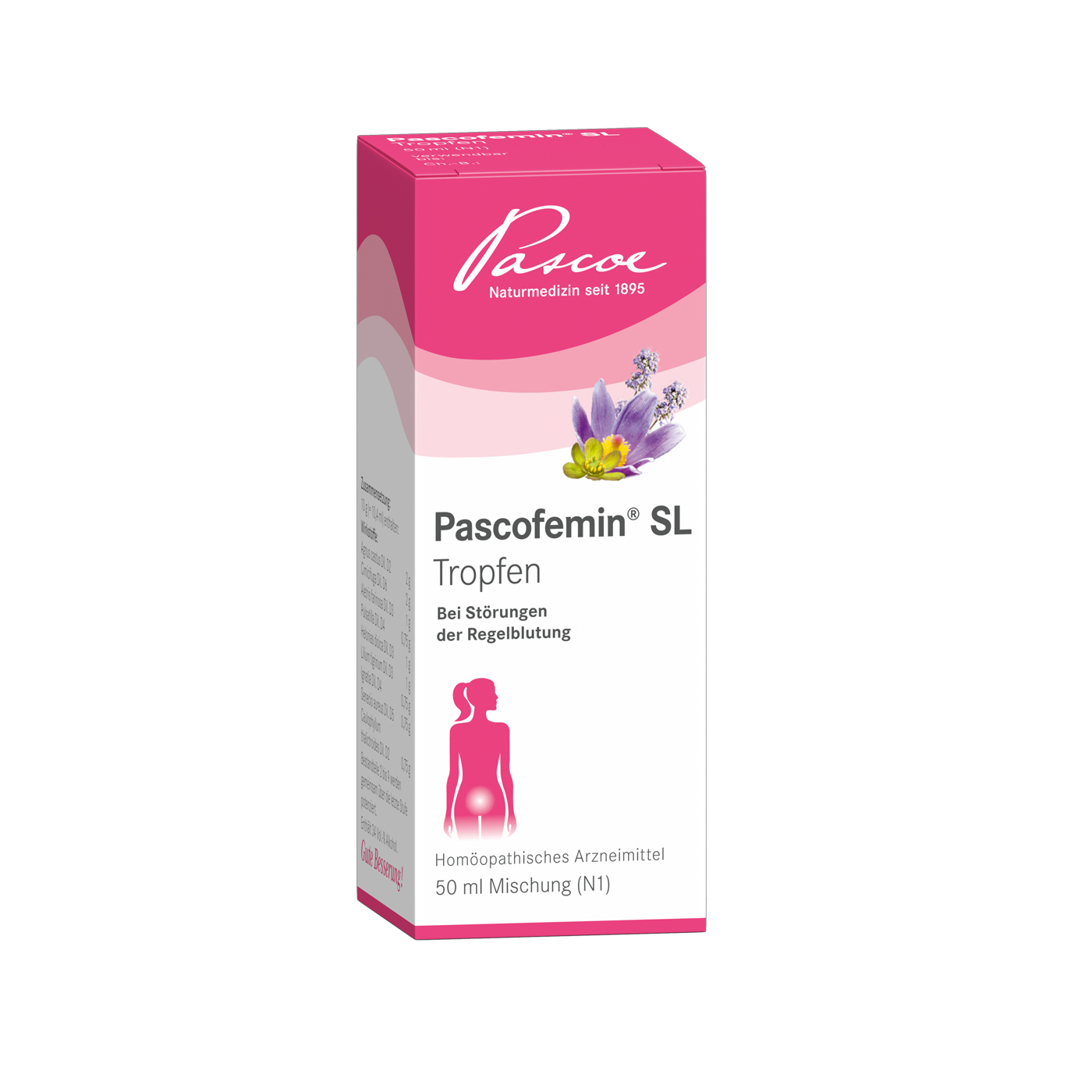 Pascofemin SL 50 ml Tropfen Packshot PZN 03692814