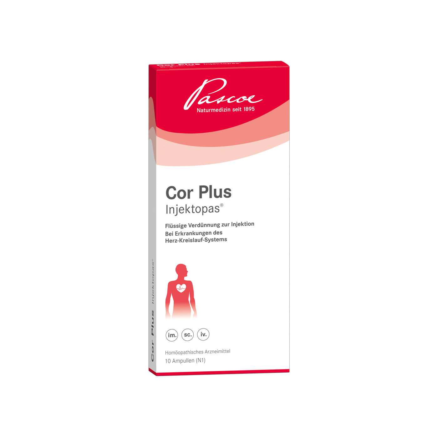Cor Plus-Injektopas 10 x 2 ml Packshot PZN 00771594