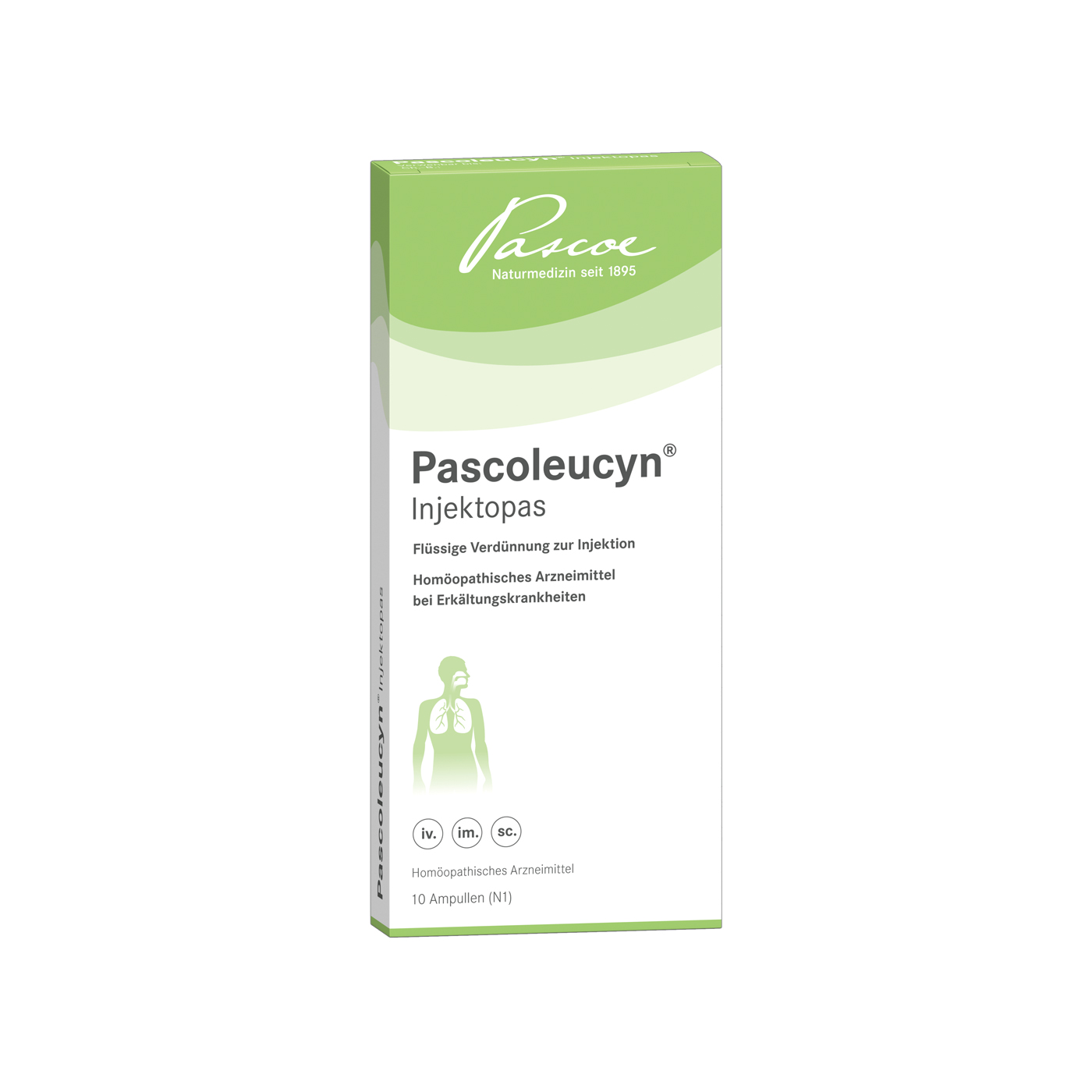 Pascoleucyn-Injektopas 10 x 2 ml Packshot PZN 04193817