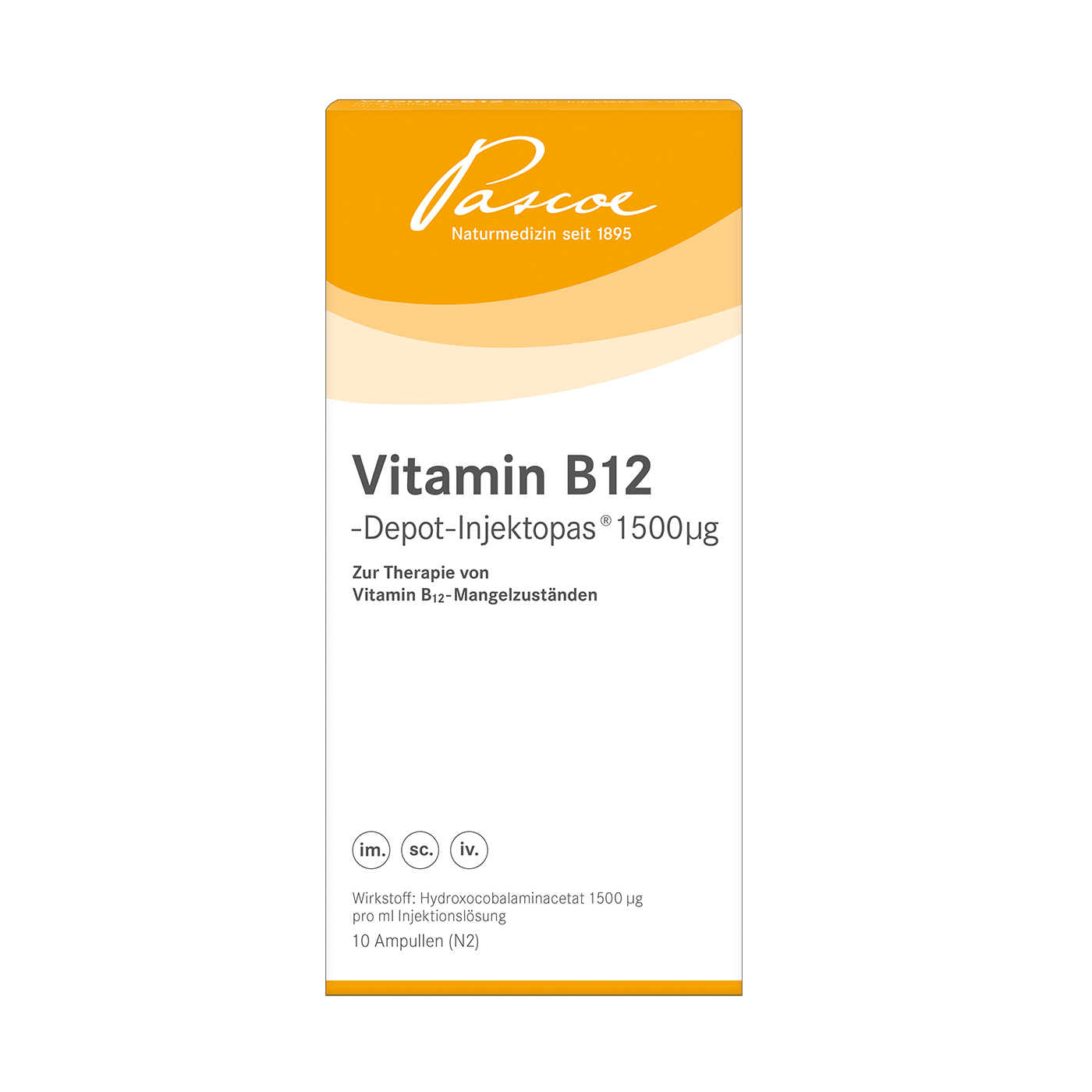 Vitamin B12-Depot-Injektopas 1500 µgVitamin B12-Depot-Injektopas 1500 µg