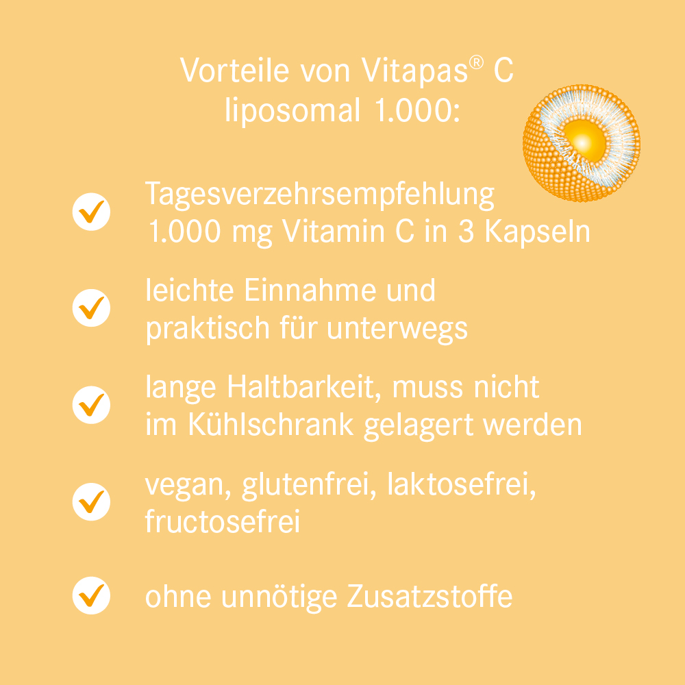 Vitapas C 1000 liposomal Vorteile
