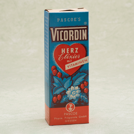 Historische Produktabbildung Vicordin